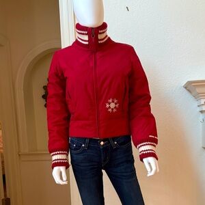 Bomber red jacket by Miss Sixty